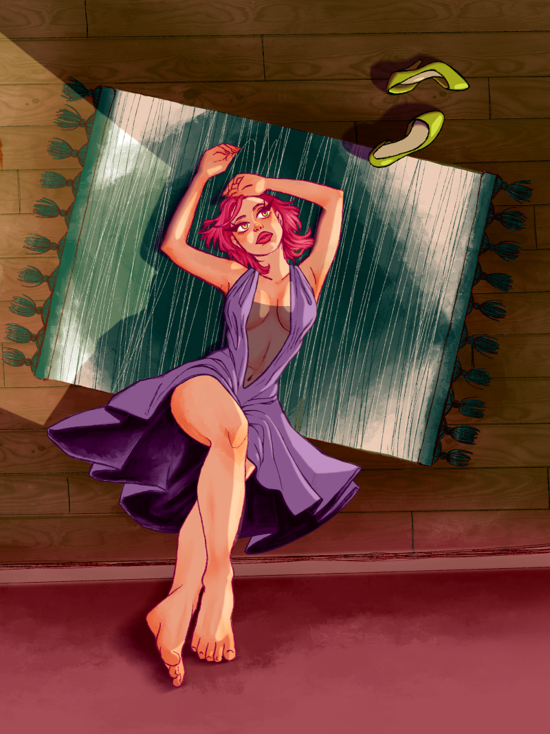 figure on floor