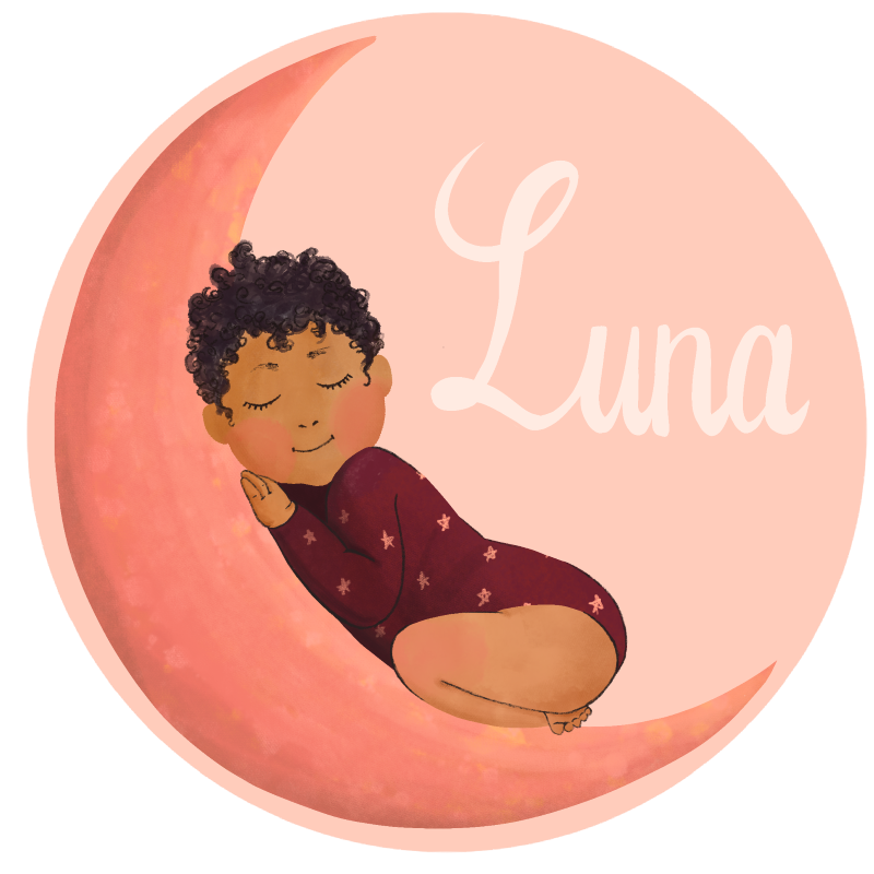 baby on moon